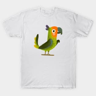 Cute Parrot Drawing T-Shirt